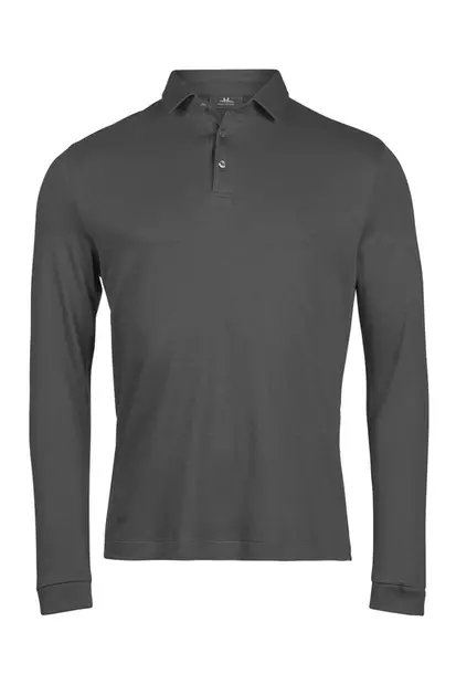 PIMA COTTON PITKÄHIHAINEN PIKEE - Pikeepaidat - T1442 - 1